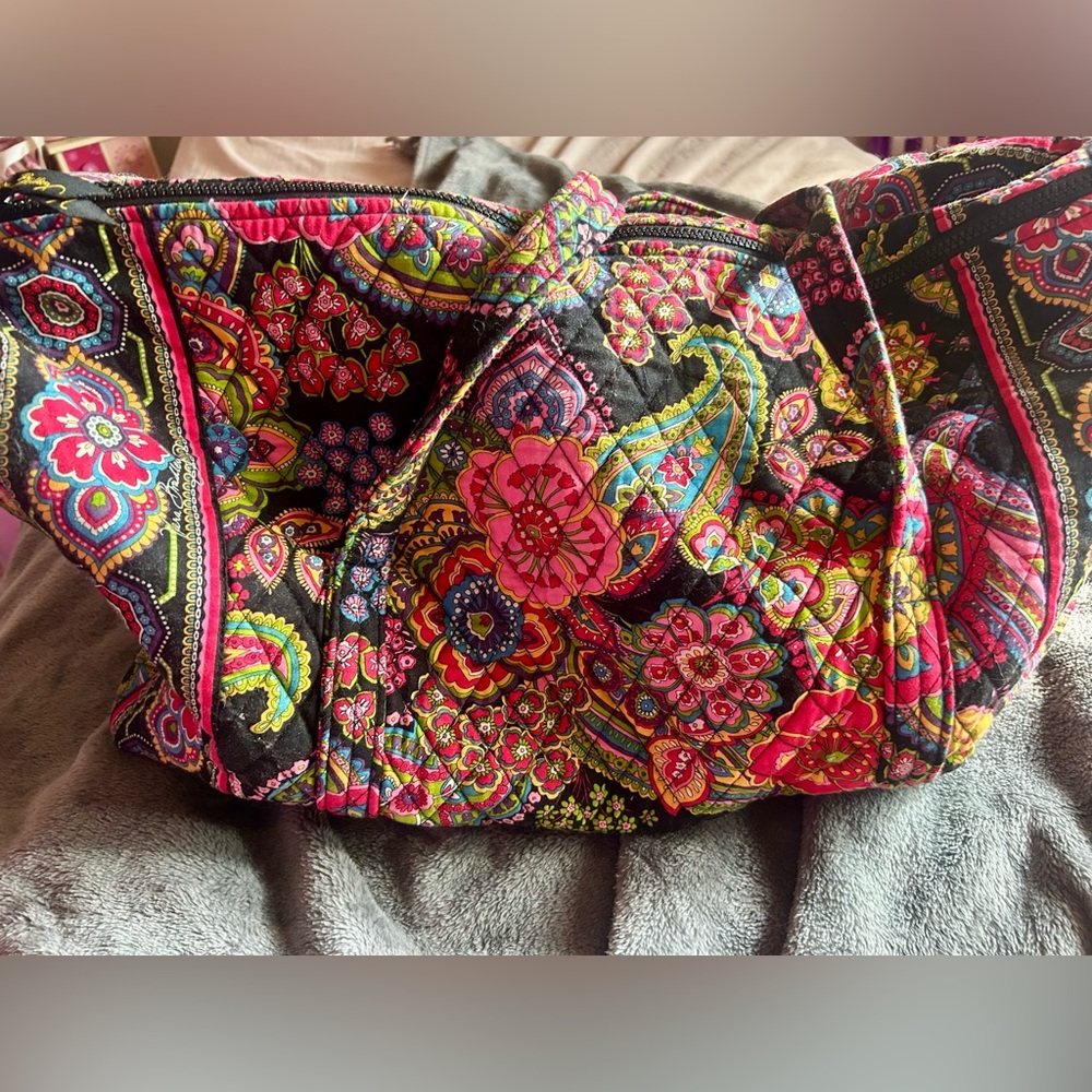 Vera Bradley Multicolor Geometric Quilted Tote - from the 2000s